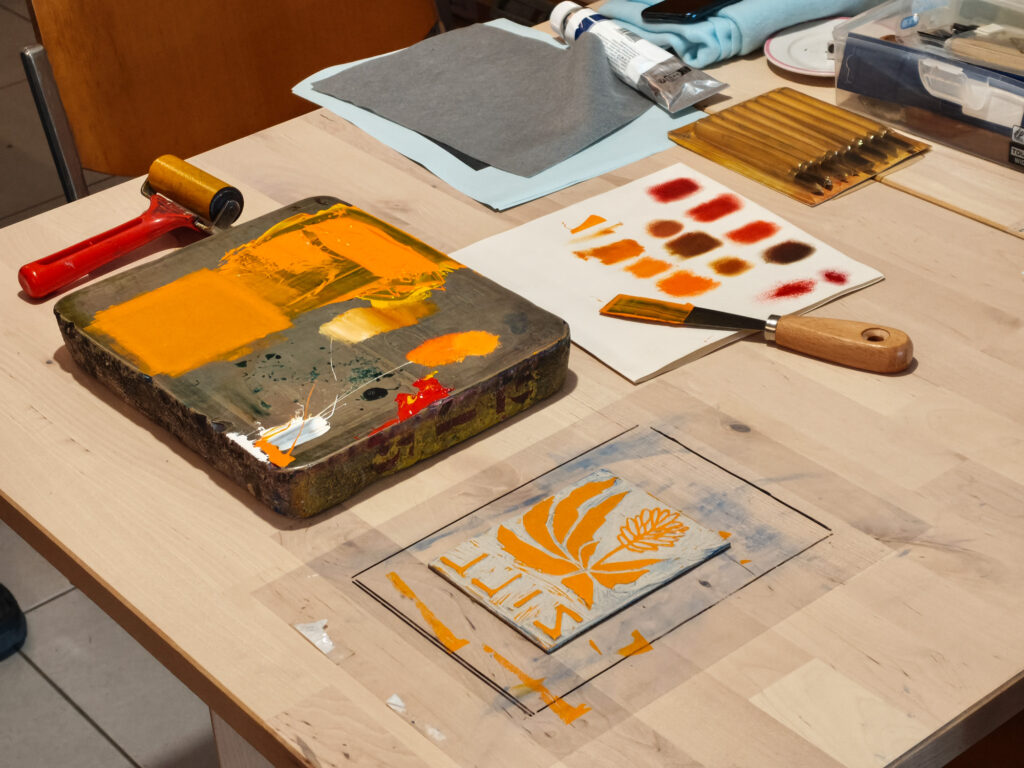 Sérigraphie et linogravure